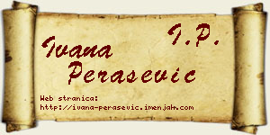 Ivana Perašević vizit kartica